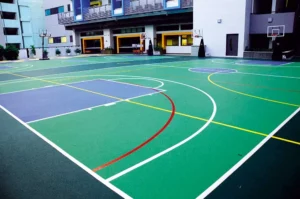 Epoxy lantai Arena Olah Raga