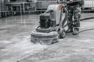 Grinding dan persiapan permukaan beton