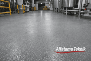 epoxy lantai anti slip pabrik untuk keselamatan kerja